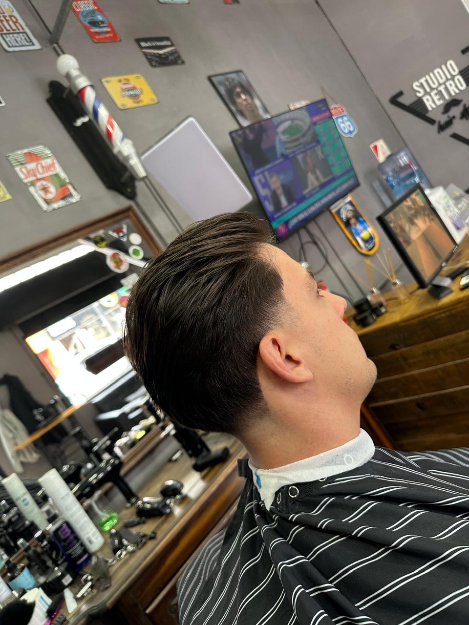 Trabajo de barbería