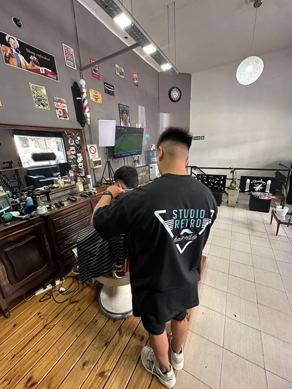 Trabajo de barbería