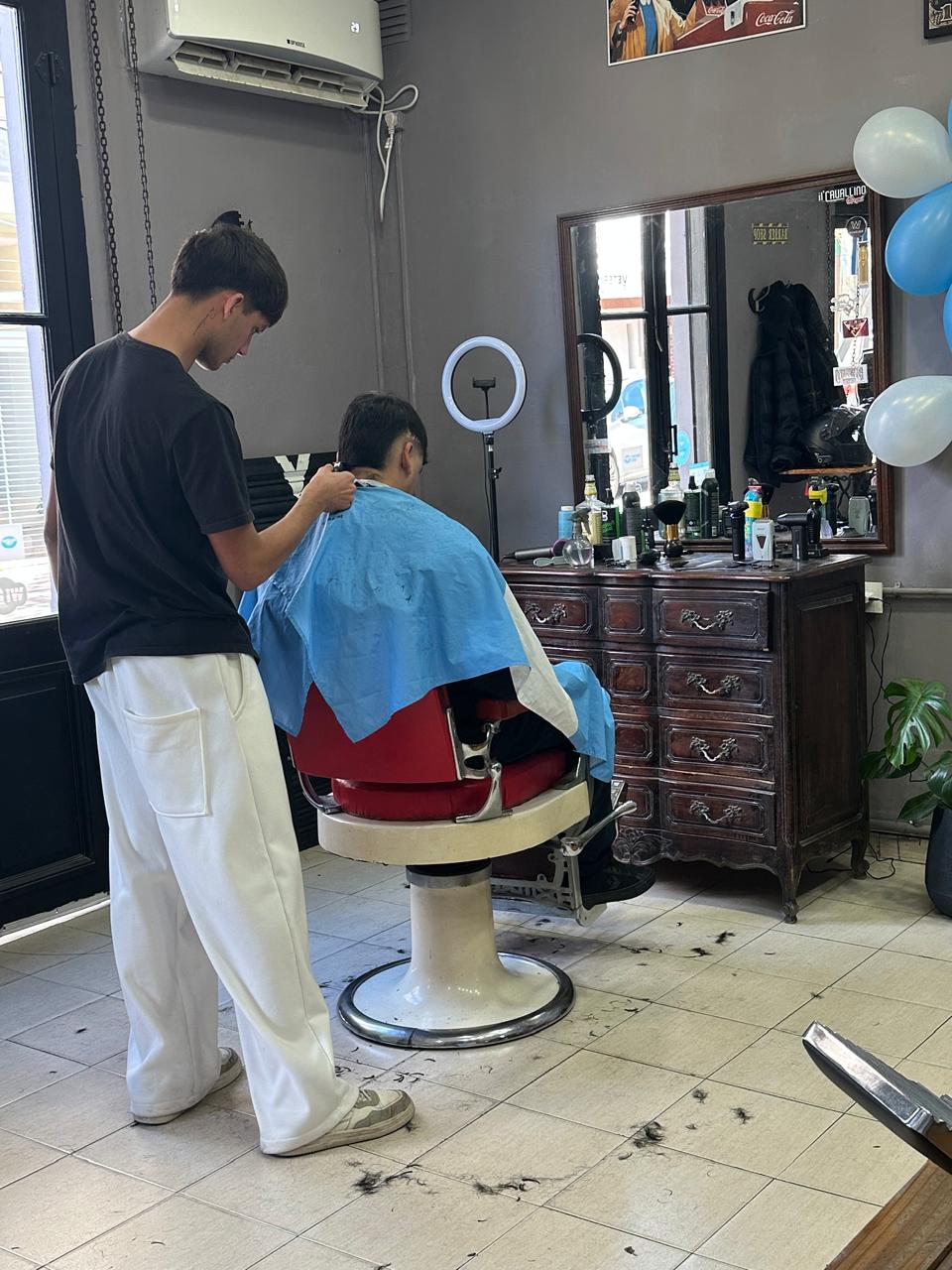Trabajo de barbería